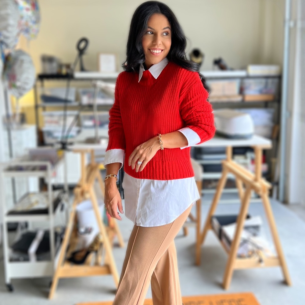 Sweater hot orange